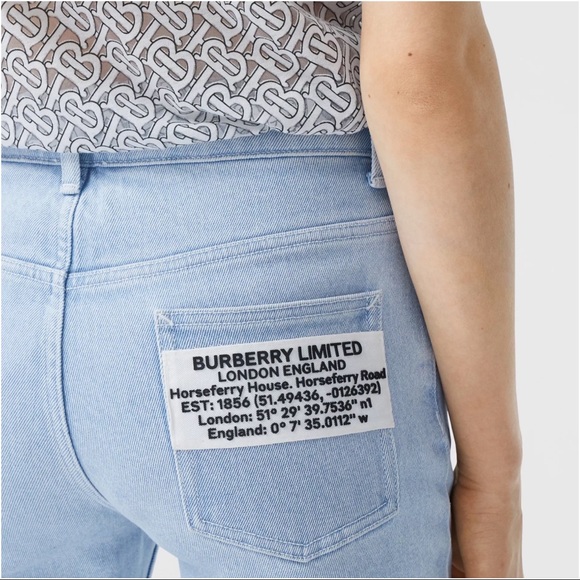 BURBERRY SKINNYFIT BLEACHED DENIM JEANS SZ US29 - BNWT - Picture 4 of 10